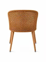 Sunlit Rattan Dining Chair