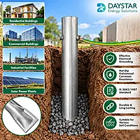 1.5 meter Galvanized iron (GI) earthing pipes