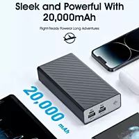 Foxin FPB247POLY Portable Charger – Power Bank | Fast Charging | Travel Friendly