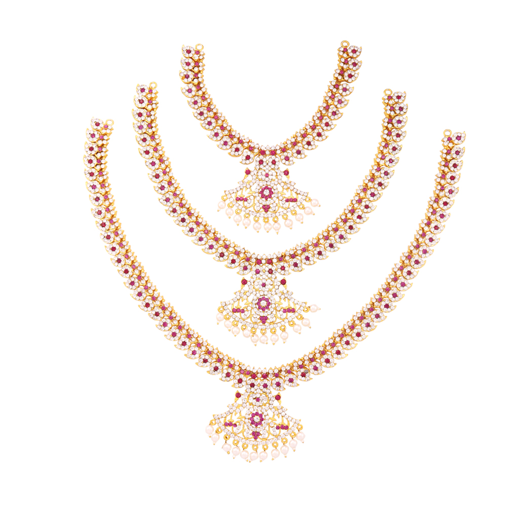 God Ornament Triple Haram Set for Lord (Pink and White Manga Design Haram)
