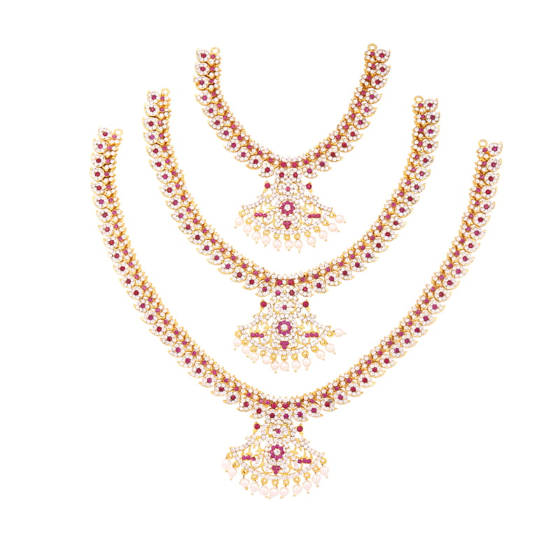 God Ornament Triple Haram Set for Lord (Pink and White Manga Design Haram)