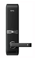 Epic EF-8000L(B) Mortise Digital Door Lock with  Fingerprint, Pin Number, RFID Card & Mechnical Key