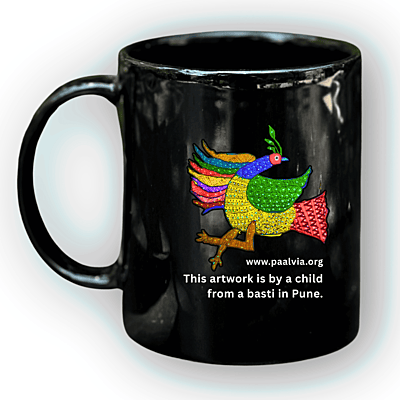 Gond Art Peacock Mug