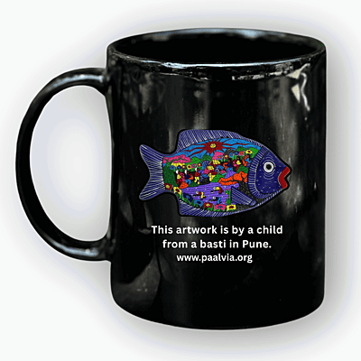 Gond Art Fish Mug