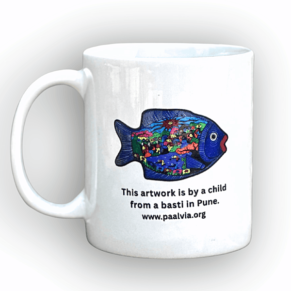 Gond Art Fish Mug