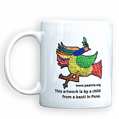 Gond Art Peacock Mug