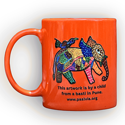 Gond Art Elephant Mug