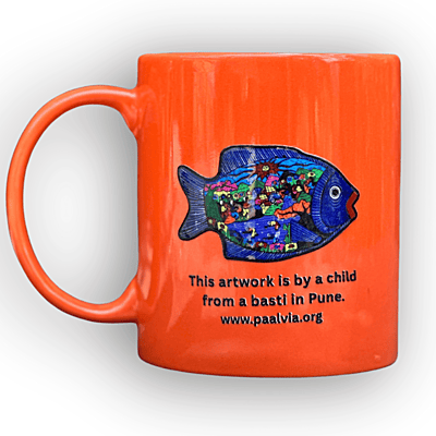 Gond Art Fish Mug