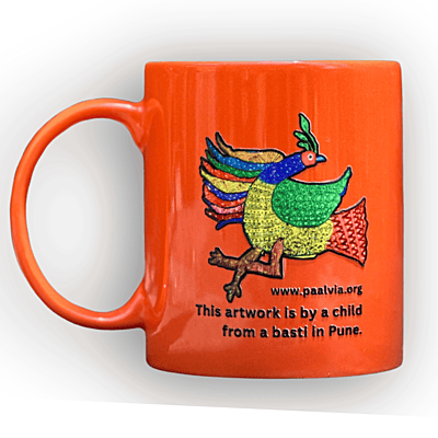 Gond Art Peacock Mug