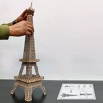 3D Wooden Eiffel Tower