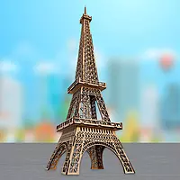 3D Wooden Eiffel Tower