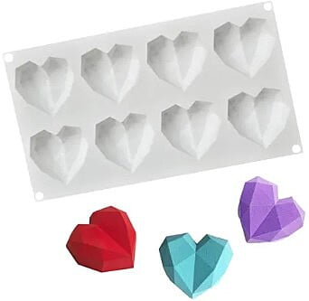 3D Geometric Heart Mould 3D Geometric Heart Mould