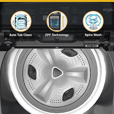 Whirlpool 7.5 Kg 5 Star StainWash Royal Plus Fully Automatic Top Load Washing Machine