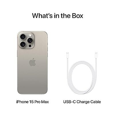 Apple iPhone 15 Pro Max (256 GB) - Natural Titanium