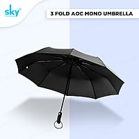 3FOLD AOC MONO SKY UMBRELLA  | (Pack of 12pcs) | INR 300/piece