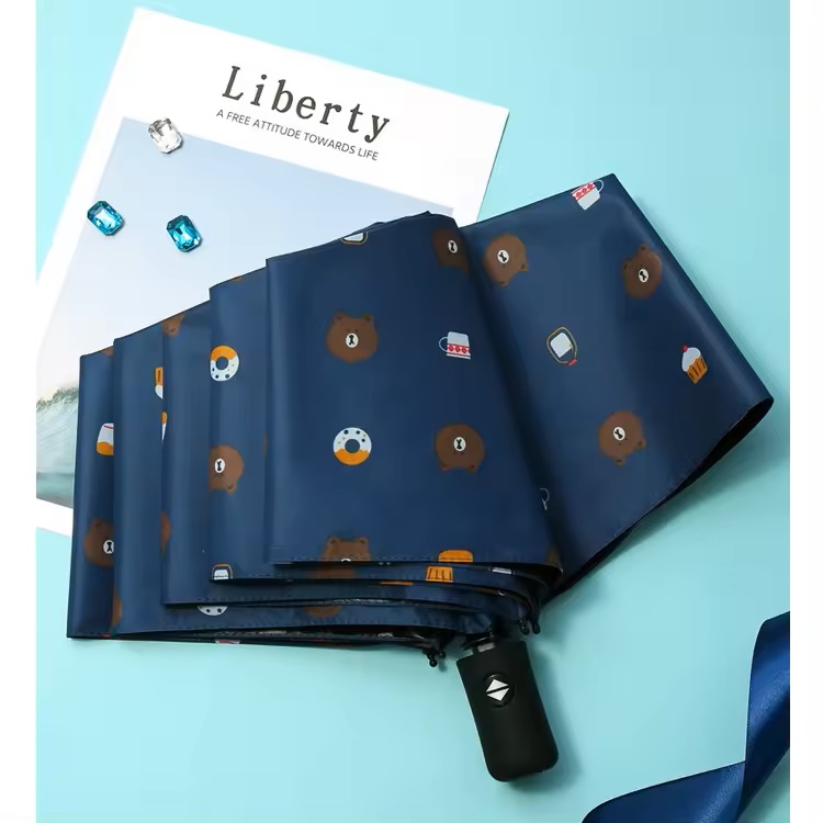 3Fold Automatic Teddy Print Umbrella | (Pack of 12pcs) | INR 250/piece 3Fold Automatic Teddy Print Umbrella | (Pack of 12pcs) | INR 250/piece