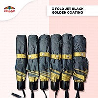 3Fold Jet Black Golden Coating | (Pack of 12pcs) | INR 200/piece