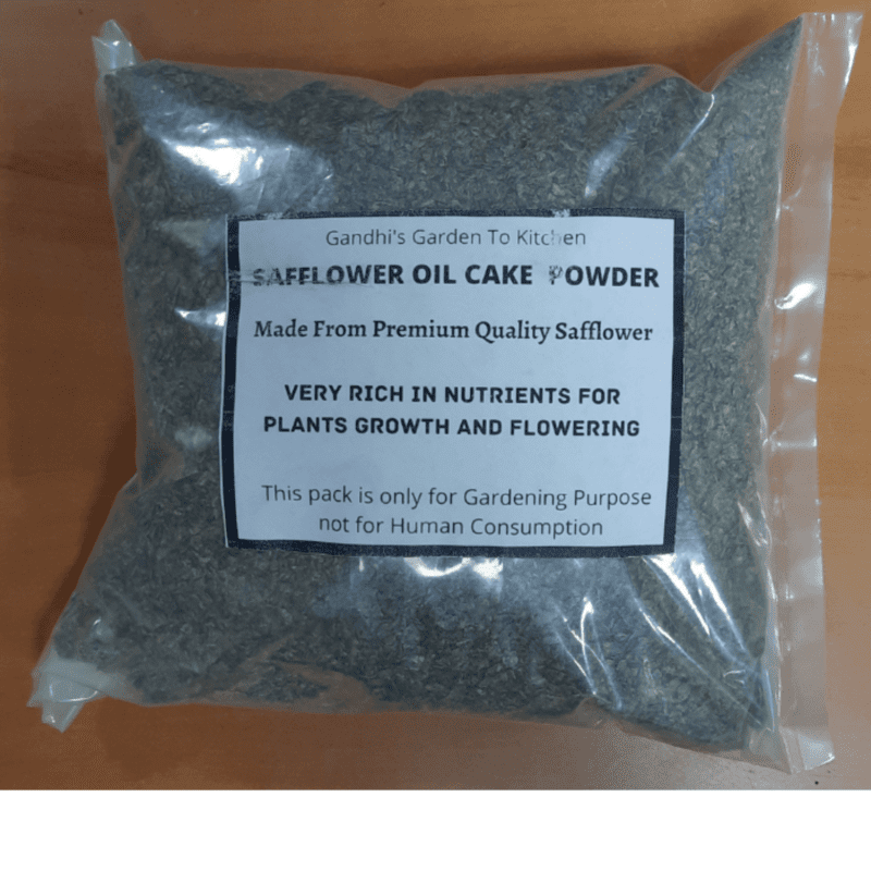 500gms Safflower oil Cake for better plant health and growth
