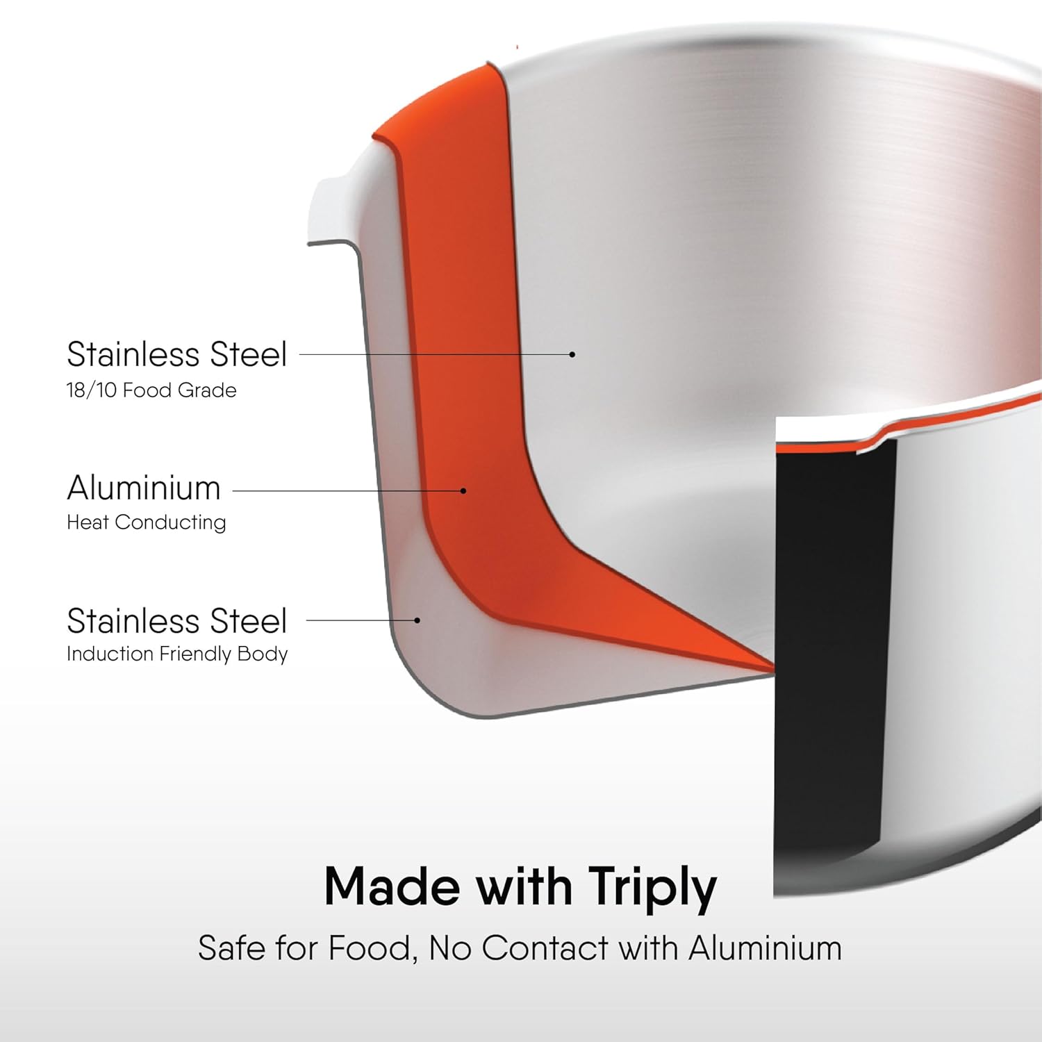 Stahl Xpress Triply Pressure Cooker Combo | Outer Lid