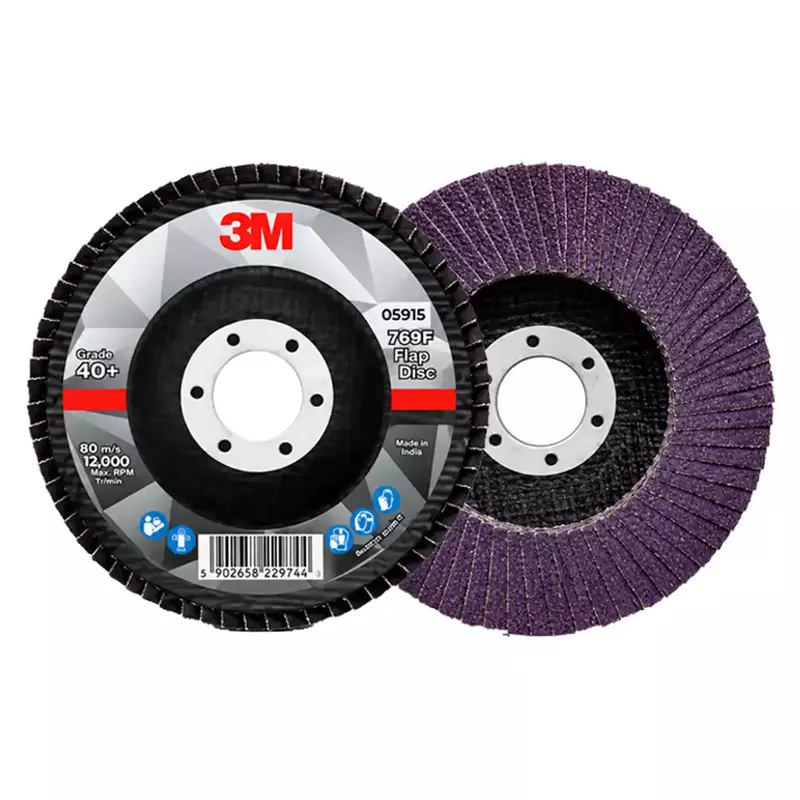 3M™ 769F T27 Radial Flap Disc Size : 4.5 x 7/8 - P 60