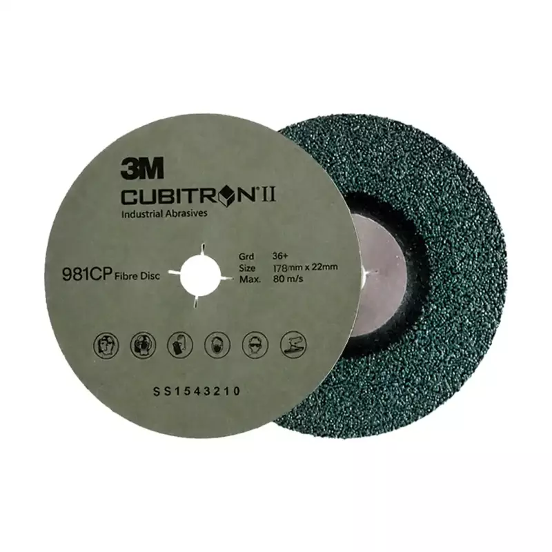 3M Abrasive Cubitron II 981CP Fiber Disc P36 - Size : 4 x 5/8