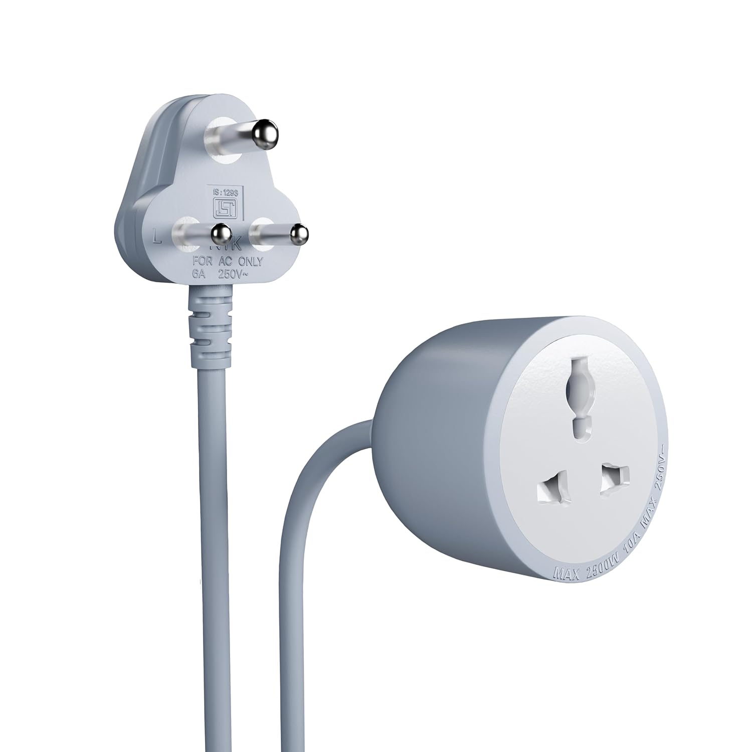 Power Cord Extension Cable (Male to Female) with Heavy Duty Long Wire Cord, Single Outlet Socket, 3 pins Extension Cord for Indoor Outdoor Use Power Cord Extension Cable (Male to Female) with Heavy Duty Long Wire Cord, Single Outlet Socket, 3 pins Extension Cord for Indoor Outdoor Use