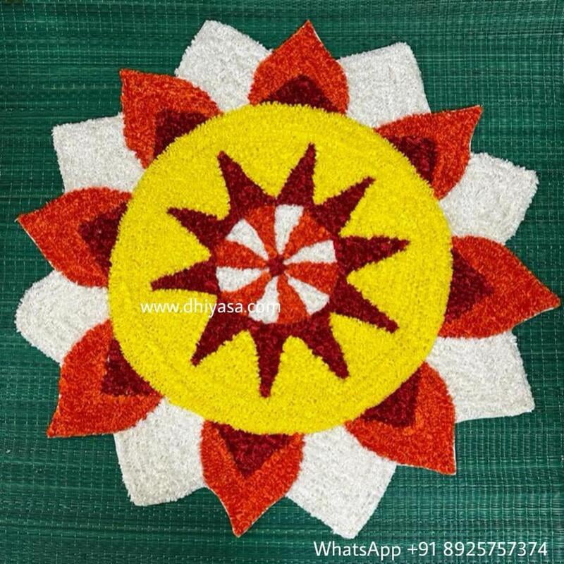 Rangoli Mat - 3RM017 - 3 feet
