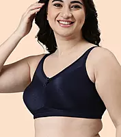 Enamor Hidden X-Frame and Smoothening Full Support Everyday Bra - Jiggle control, Non Padded, Wirefree, Full Coverage - FB12