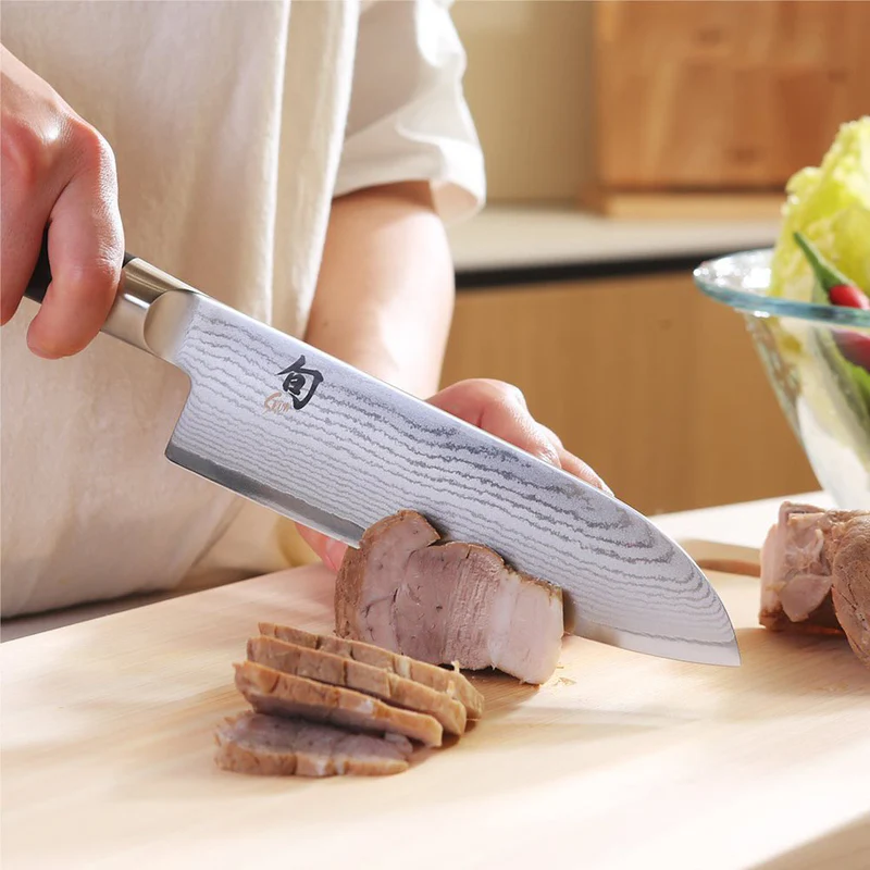 KAI Shun Classic 178mm Santoku Knife – Premium Japanese Chef’s Knife, Stainless Steel Kitchen Knife,vegetable Knife