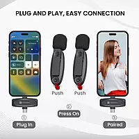 VlogMate Wireless Microphone – Type-C & 8-Pin Receiver | 30m Wireless Range