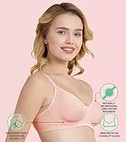 Enamor Innovations Fabcool Encircled Side Support Shaper,Women's Cotton Everyday Bra A042