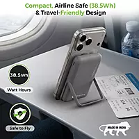 Ultraprolink UM1336 Juice-Up Mag 8 Magnetic Wireless Powerbank 10000mAh (Grey)
