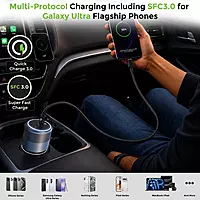 Ultraprolink UM1276 MACH 130 GaN 3 130W Car Charger with Cable