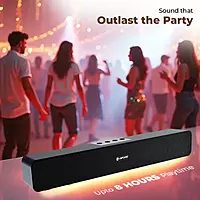 Musi Bar 7 LSB-615 16W Portable Bluetooth Soundbar – Dynamic Drivers