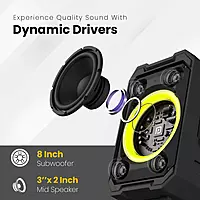 Iron Beats II Wireless Bluetooth Party Speaker | Karaoke Mic Include | 1 Year Warranty