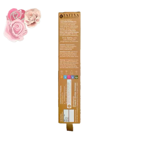Tattva ROSE INDICA Incense Sticks (40 Sticks)