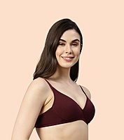 Enamor Supima Cotton Women's Plunge Lift Everyday T-Shirt Bra A039