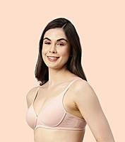 Enamor Supima Cotton Women's Plunge Lift Everyday T-Shirt Bra A039