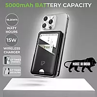 UltraProlink UM1128 - Juice-Up Swipe Magnetic Powerbank with Wallet (Black)