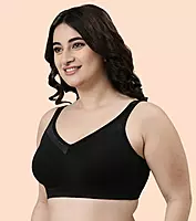 Enamor Full Support Super Lift Women's Cotton Everyday Minimizer Bra A112