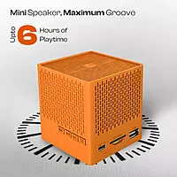 Kube LBS-702 5W Portable Bluetooth Speaker – Mic | BT 5.3 | Multi-Connectivity