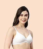 Enamor Supima Cotton Women's Plunge Lift Everyday T-Shirt Bra A039
