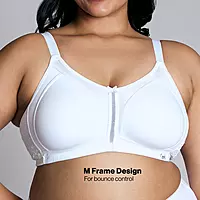 Nykd By Nykaa Everyday Cotton M-Frame Bounce Control Non-Padded Non-Wired Bra NYB101