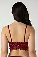 AMANTE Femme Lace Padded Non-Wired Demi Bra 06001