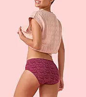 Enamor Stretch Cotton, All Day Comfort, Hipster Panty for Women - Naturally Breathable, Antimicrobial with Stain release, Inner Elastic, Full Coverage - CR17 (3PCS)