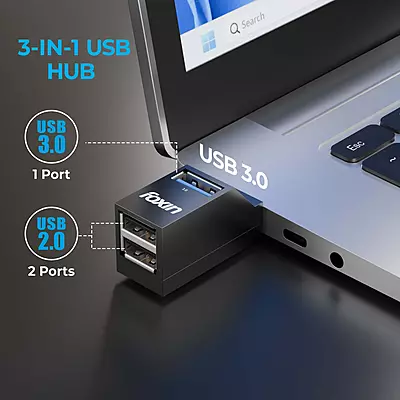 USB HUB FOXIN 3 PORT (USB 3.0X1, USB 2.0X2) FUH-003 USB HUB FOXIN 3 PORT (USB 3.0X1, USB 2.0X2) FUH-003