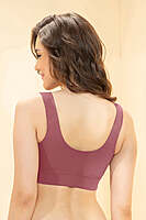 AMANTE Easy Slip-on Non-Padded Non-Wired Sports Bra 107101