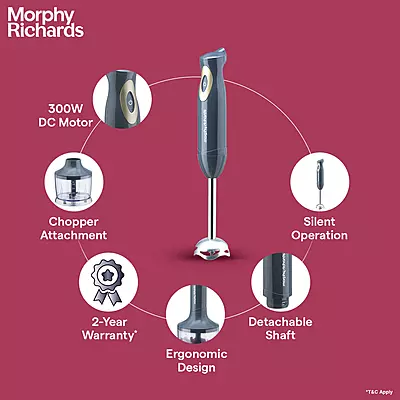 Morphy Richards 300-Watt Pronto Plus Hand Blender