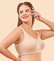 Enamor Full Support Super Lift Women's Cotton Everyday Minimizer Bra A112