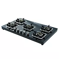 Shine Five Burner Gas Stove | Hob Top Auto Ignition